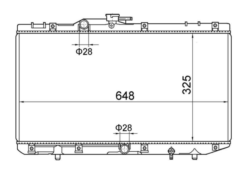 Toyota Starlet EP91 Radiator / TY18135