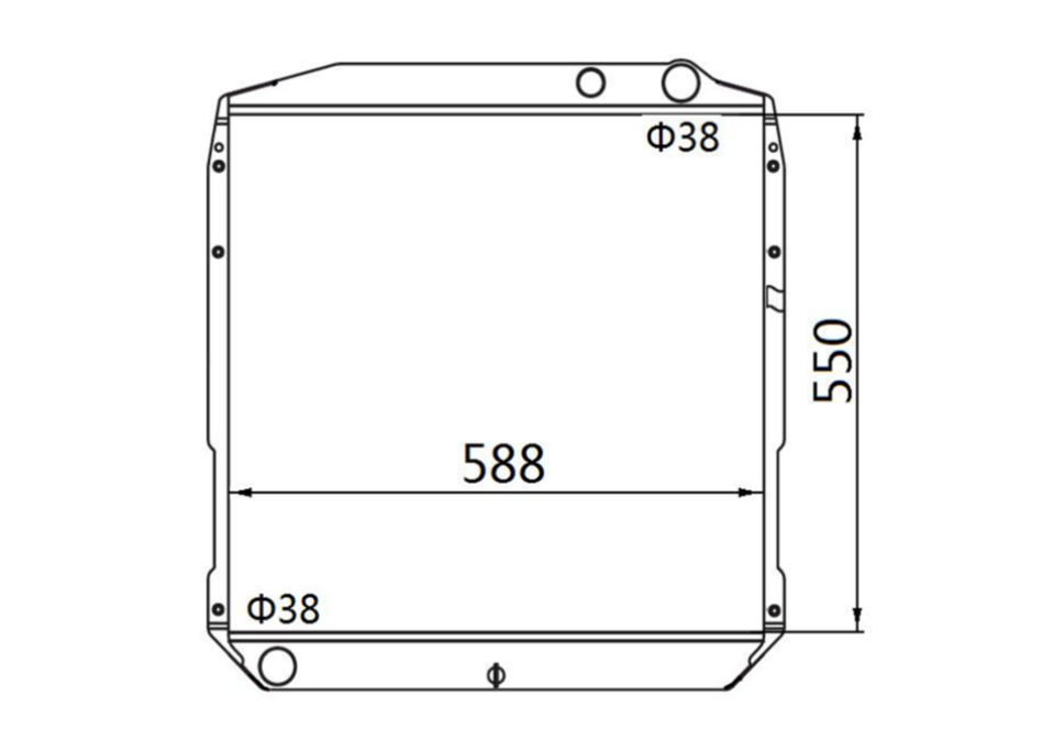 Toyota Coaster Bus BB40 4450 Manual Full Aluminium Radiator / TY18142A ...