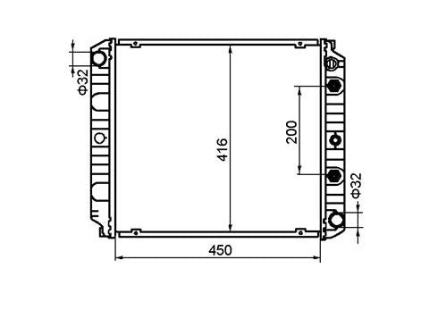 Volvo 240 740 760 Radiator / VL34011