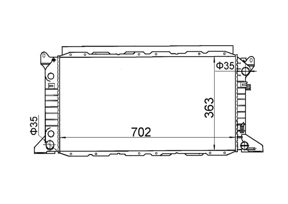 Ford Transit VF/VG 2.0L Petrol Manual Radiator / FD16030