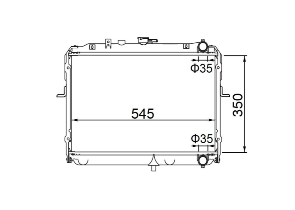 Ford Econovan E2000 Radiator / FD16061