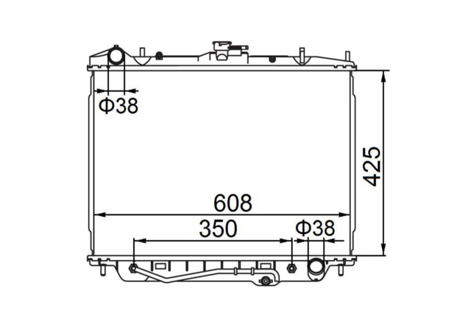 Holden Frontera MX 2/4-Door Wagon Radiator / HD22061